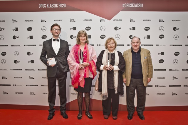 Award and award ceremony OPUS KLASSIK 2020 in Berlin (Heinz Winbeck - Complete Symphonies 1-5, category 